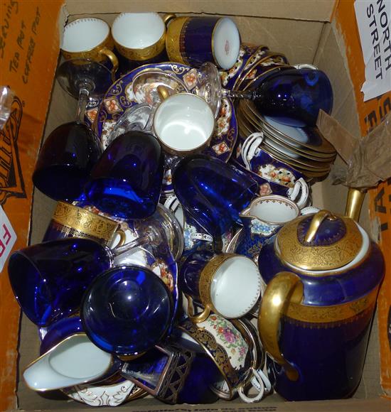 Booths James Giles style tea ware and other tea wares